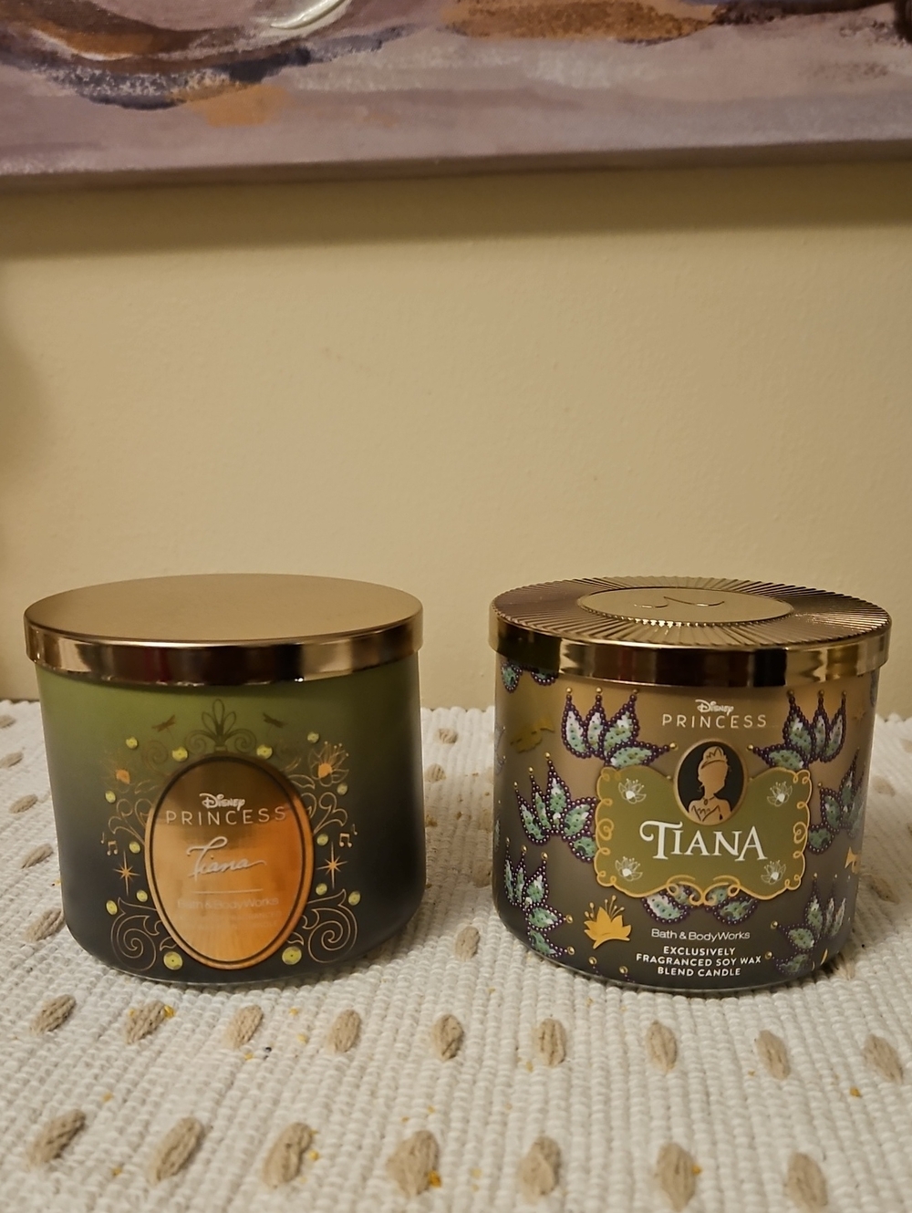 Bath & Body Works Disney Princess Tiana Candles